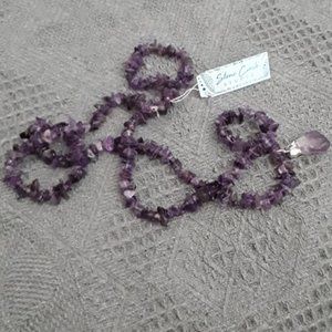 NWT Amethyst Gemstone Necklace